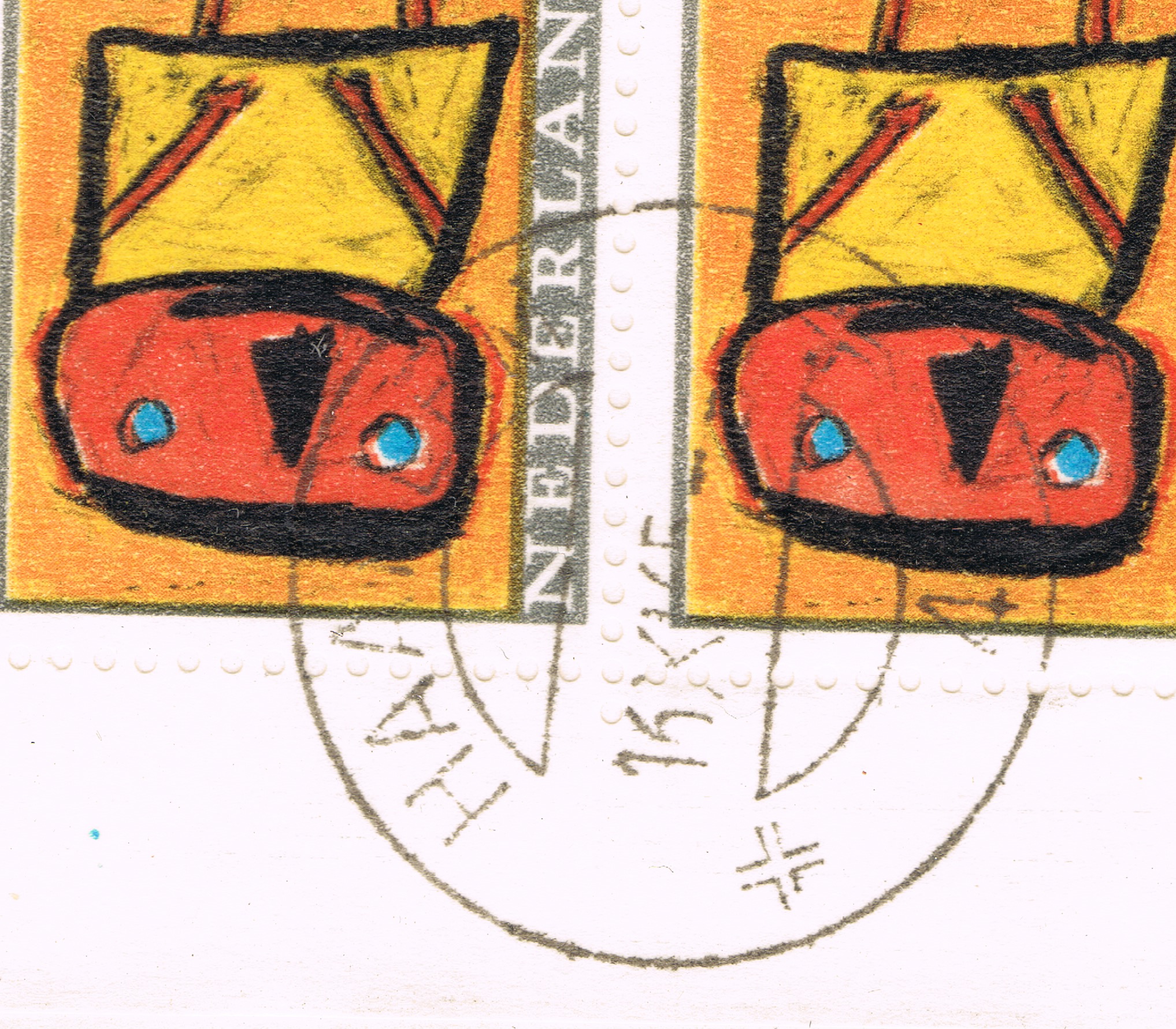 1965 NEDERLAND NVPH FDC KINDERZEGELS BLOK 854 HAARLEM