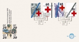 NEDERLAND NVPH FDC E211 RODE KRUIS RED CROSS