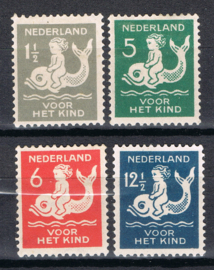 NEDERLAND 1929 NVPH 225-28 ONGEBRUIKT ++ C 394