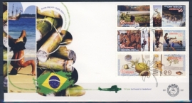 NEDERLAND NVPH FDC E591 GRENZELOOS BRAZILIË