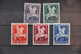 NEDERLAND 1946 NVPH 469-73 GEBRUIKT ++ J 69