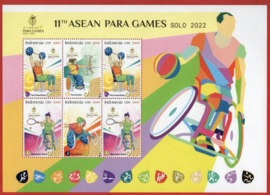 INDONESIË 2022 ZBL 3799/04 V ASEAN PARA GAMES