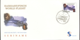 REP. SURINAME ZBL FDC E E203 XX VLIEGTUIG