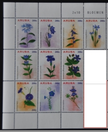 ARUBA 2015 NVPH 793-802 BLOEMEN
