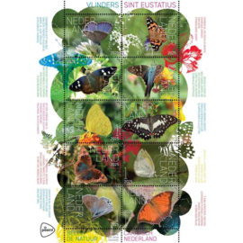 2025 BELEEF DE NATUUR ST EUSTATIUS  VLINDERS ++ C 126