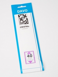 DAVO CRISTAL STROKEN MOUNTS C40 (215 x 44) 18 STK/PCS