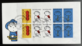 NEDERLAND 1969 FDC E100A COMPLEET KINDERBLOK SCHAARS!!!