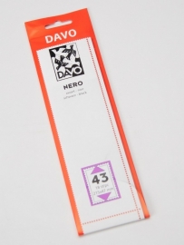 DAVO NERO STROKEN MOUNTS N43 (215 x 47) 18 STK/PCS