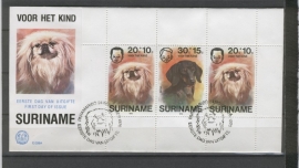 REP. SURINAME ZBL FDC E009B HOND DOG