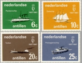 ANTILLEN 1967 NVPH SERIE 380 SCHIP SHIP BATEAU