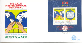 REP. SURINAME ZBL FDC E180 A VOLLEYBAL SPORT