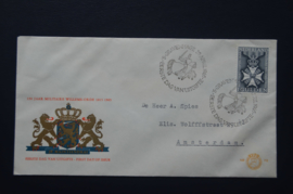 NEDERLAND 1965 FDC 72 GETYPT OPEN KLEP ++ VOORBEELD SCAN