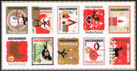 NEDERLAND 2011 NVPH 2887/2896 DECEMBERZEGELS