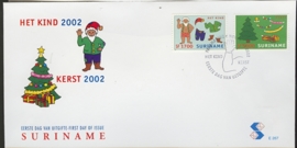 REP. SURINAME ZBL FDC E E267 KIND KERSTMIS