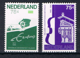 NEDERLAND 1988 NVPH 1412-13 ++ ERASMUS CONCERTGEBOUW