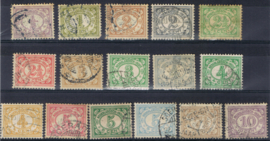 NED. INDIË 1912 NVPH 99-114  ++ D 249