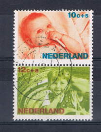 NEDERLAND 1966 NVPH 870-874 GEBRUIKT COMBINATIE ++ L 582