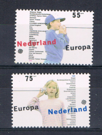 NEDERLAND 1989 NVPH 1428-29 ++ EUROPA CEPT TELEFOON
