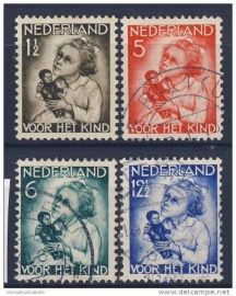 NEDERLAND 1934 NVPH 270-73 GEBRUIKT ++ D© 005 LEES