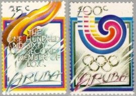 ARUBA 1988 NVPH SERIE 49 OLYMPISCHE SPELEN SEOUL