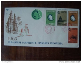 1963 FDC ZBL 383-86 PATA