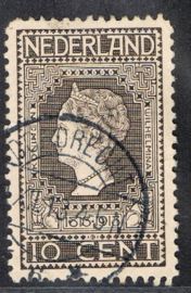 NEDERLAND 1913 NVPH 93 GESTEMPELD ++ S 001
