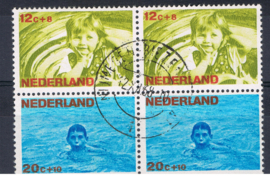 NEDERLAND 1966 NVPH 870-874 GEBRUIKT COMBINATIE ++ L 583