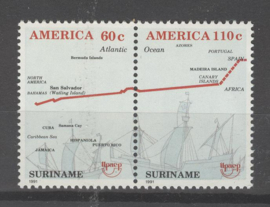 REP. SURINAME 1991 ZBL SERIE 703 UPAE AMERICA