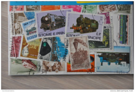 Importa Postzegelpakket 25 treinen ++ 14