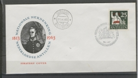 ANTILLEN 1963 FDC E 28E