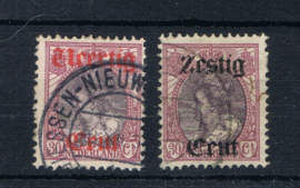 NEDERLAND 1919 NVPH 102-103 GESTEMPELD ++ L 533-3