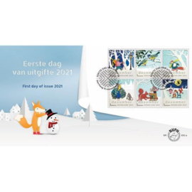 NEDERLAND NVPH FDC E 835 AB KERSTZEGELS