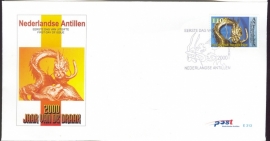 ANTILLEN 2000 FDC E313 JAAR VAN DE DRAAK