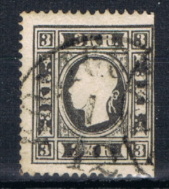 1858/59 ANK 11 TYPE II KAISERKOPF LINKS ++ S 235