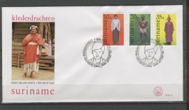 REP. SURINAME ZBL FDC E021AB KLEDERDRACHT