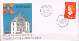 ANTILLEN 1965 FDC E 34b OPEN