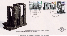 NEDERLAND NVPH FDC E311 EUROPA EUROPE