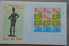 1966 NEDERLAND NVPH FDC KINDERZEGELS BLOK 875 'S-GRAVENHAGE