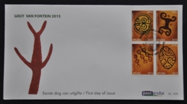 ARUBA 2015 FDC E 208 GROT VAN FONTEIN