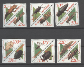 REP. SURINAME 1993 ZBL SERIE 764 KEVERS INSECT BEATLES