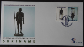 REP. SURINAME ZBL FDC E 433 X GANDHI