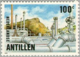 ANTILLEN 1990 NVPH SERIE 958 OLIE OIL