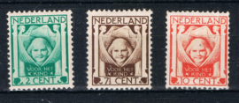 NEDERLAND 1924 NVPH 141/43 POSTFRIS ++ F 392