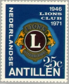 ANTILLEN 1971 NVPH SERIE 435 LIONS
