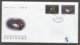 REP. SURINAME ZBL FDC E E282 UPAEP VOGELS