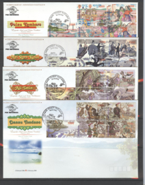 INDONESIË FDC 2002-01abcd