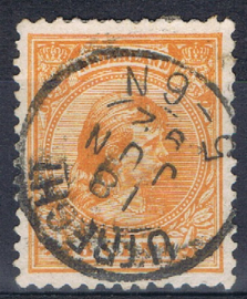 NEDERLAND 1891 NVPH 34 GESTEMPELD UTRECHT ++ D 239