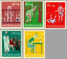 NEDERLAND 1959 NVPH SERIE 731 KIND CHILD