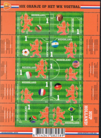 NEDERLAND 2014 NVPH 3187-3196 ++ D(A) ORANJE VOETBAL