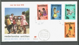 ANTILLEN 1970 FDC E062 KINDERZEGELS